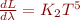 $\frac{dL}{d\lambda} = K_2 T^5$